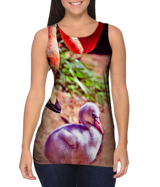 Mother Loves Her Baby Flamingo&nbsp;Womens Tank Top