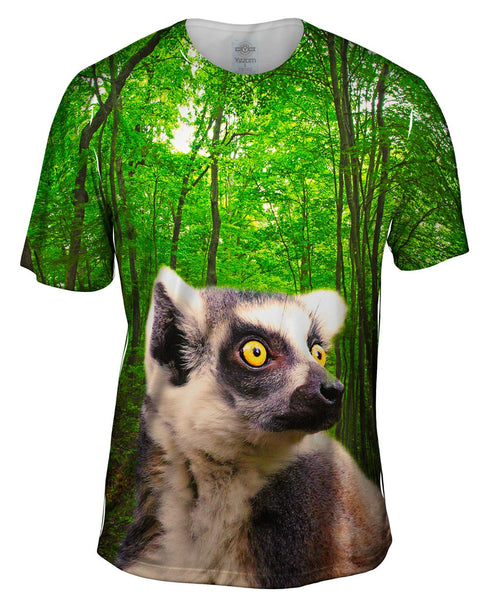 Yellow Eyed Lemur Mens T-Shirt