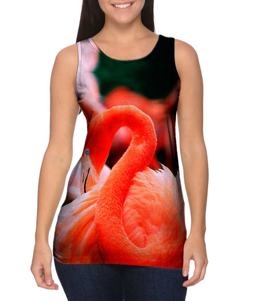 Ruffled Feathers Flamingo&nbsp;Womens Tank Top
