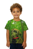 Kids Black Lab Forest