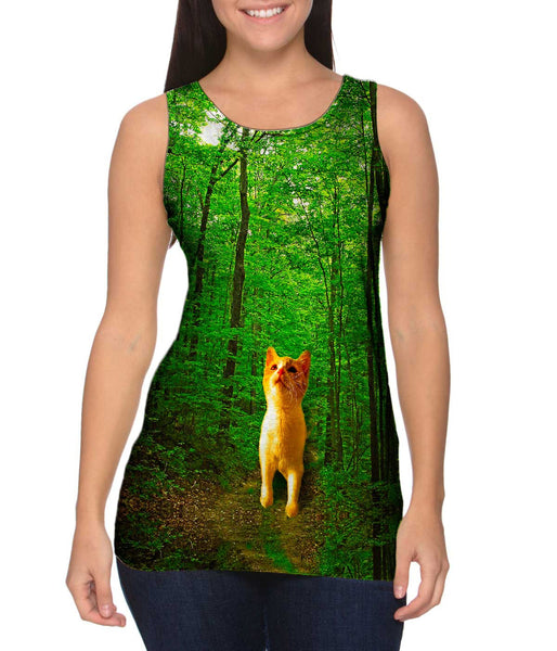 Orange Cat Forest&nbsp;Womens Tank Top