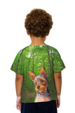 Kids Long Haired Yorkie Forest