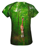 Giraffe Lost In The Forest