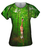 Giraffe Lost In The Forest