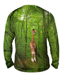 Giraffe Lost In The Forest