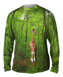 Giraffe Lost In The Forest