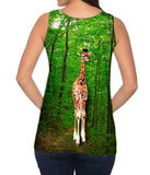 Giraffe Lost In The Forest