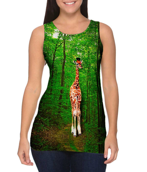 Giraffe Lost In The Forest&nbsp;Womens Tank Top