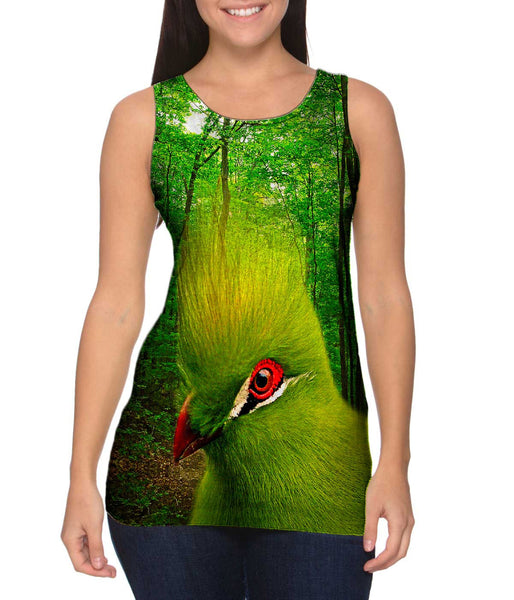 Green Bird Forest&nbsp;Womens Tank Top