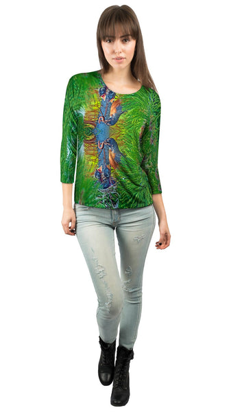 Robin Loves Her Family&nbsp;Womens 3/4 Sleeve