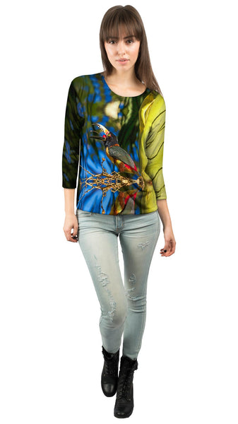 Ripe Palm Aracari&nbsp;Womens 3/4 Sleeve