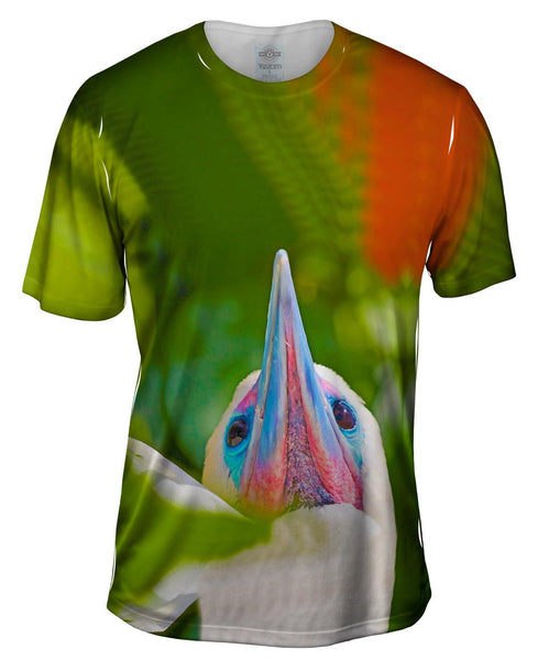 Focus Red Footed Booby Mens T-Shirt