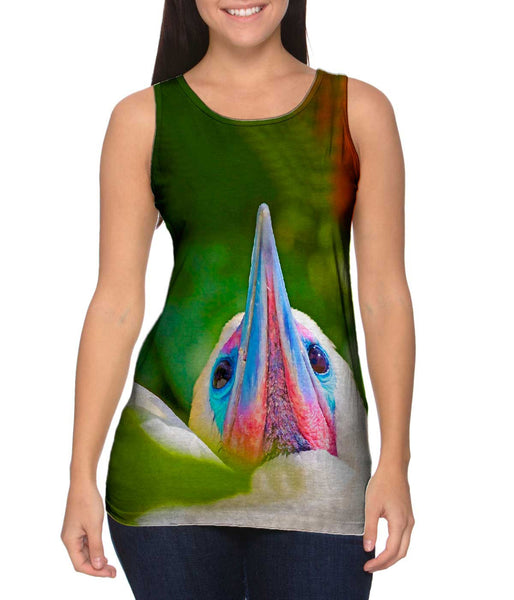 Focus Red Footed Booby&nbsp;Womens Tank Top