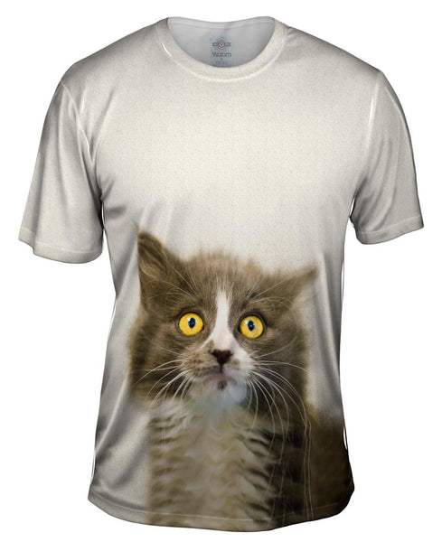 Look At Me Kitty Cat Mens T-Shirt