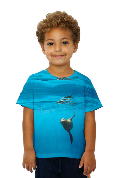 Kids California Sea Lion Flying&nbsp;Kids T-Shirt