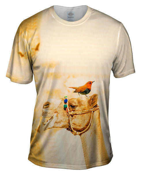 Camel Bird Buddies Mens T-Shirt