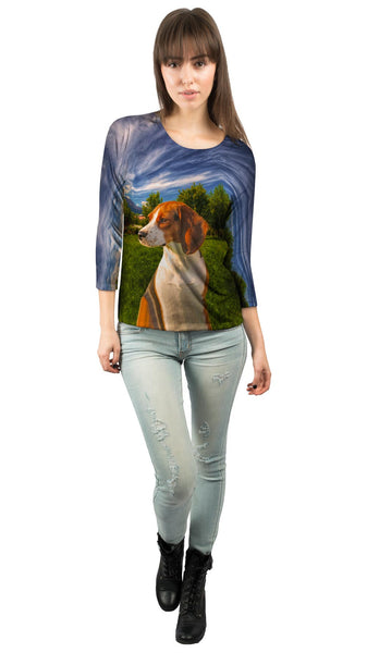 Great American Beagle&nbsp;Womens 3/4 Sleeve