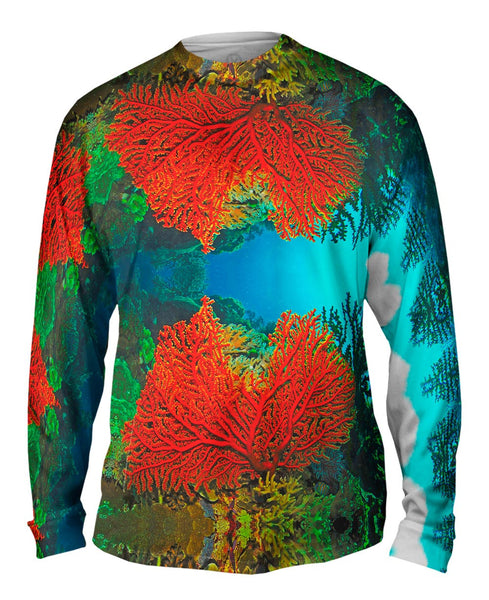Cave Coral Party Underwater&nbsp;Mens Long Sleeve
