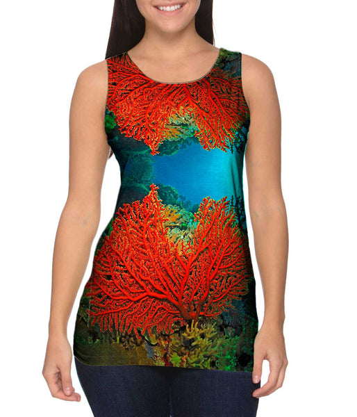 Cave Coral Party Underwater&nbsp;Womens Tank Top