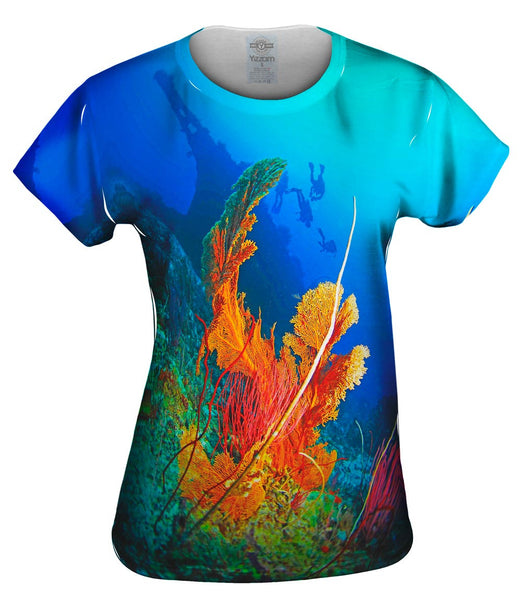 Reef Forests Diving Underwater Womens Top