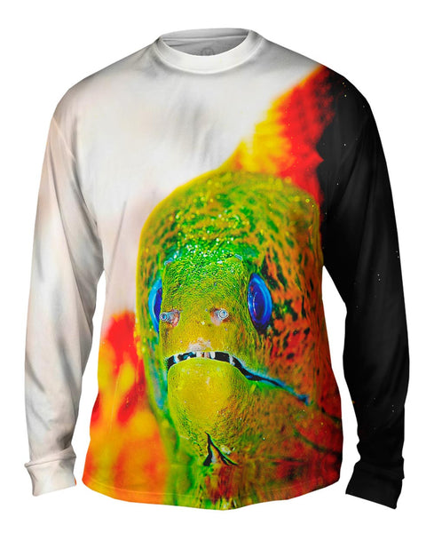 Moray Eel Peeks Underwater&nbsp;Mens Long Sleeve