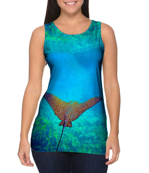 Eagle Ray Glides Underwater&nbsp;Womens Tank Top