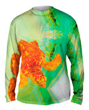 Adorable Orange Turtle Underwater