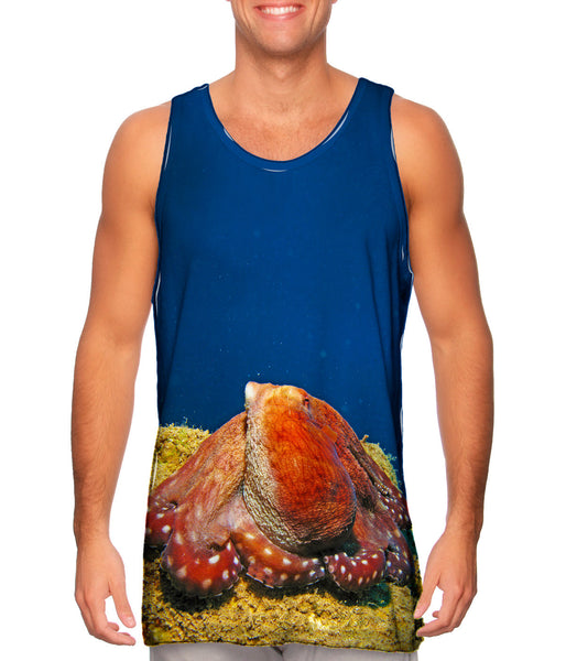 Sitting Octopus Underwater&nbsp;Mens Tank Top