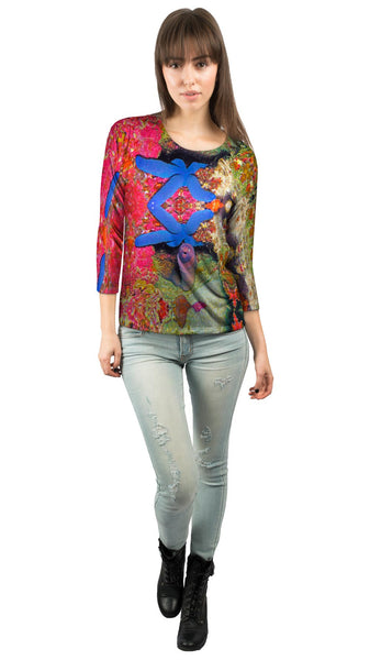 Giant Moray Underwater&nbsp;Womens 3/4 Sleeve