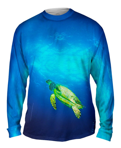 Similan Turtle Rising Underwater&nbsp;Mens Long Sleeve