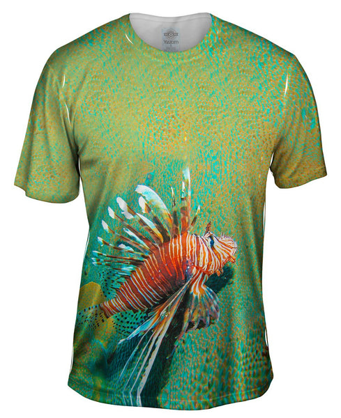 Lionfish Growl Underwater Mens T-Shirt