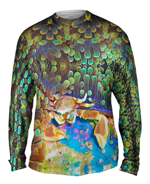 Porcelain Crab Underwater&nbsp;Mens Long Sleeve