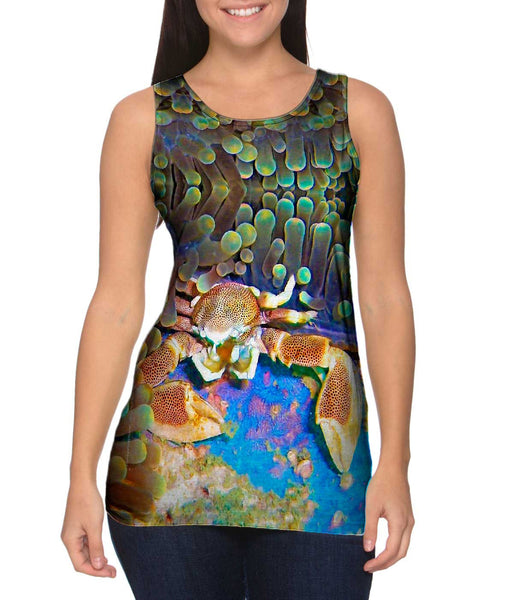 Porcelain Crab Underwater&nbsp;Womens Tank Top