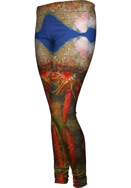 Hermit Crab Underwater Womens Leggings