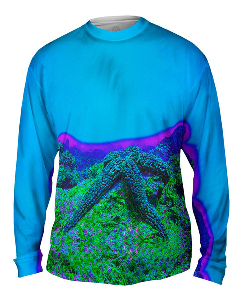 Neon Starfish Glow Underwater&nbsp;Mens Long Sleeve