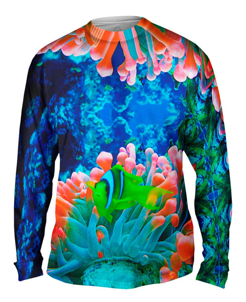 Red Sea Anemone Fish Underwater Mens Long Sleeve