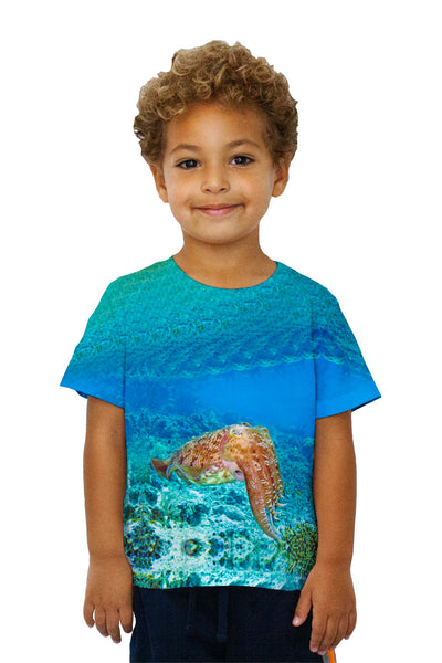 Kids Indonesia Squid Underwater Kids T-Shirt