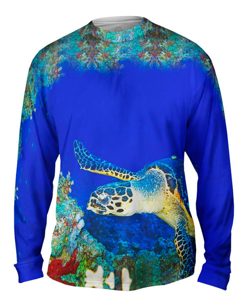Hawksbill Sea Turtle Underwater&nbsp;Mens Long Sleeve