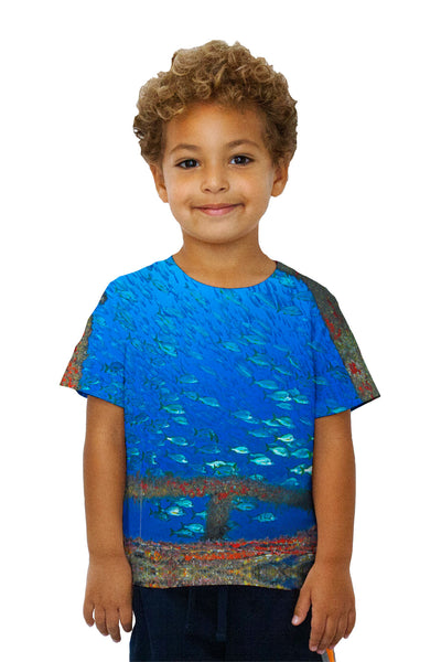 Kids Open Window Underwater Kids T-Shirt