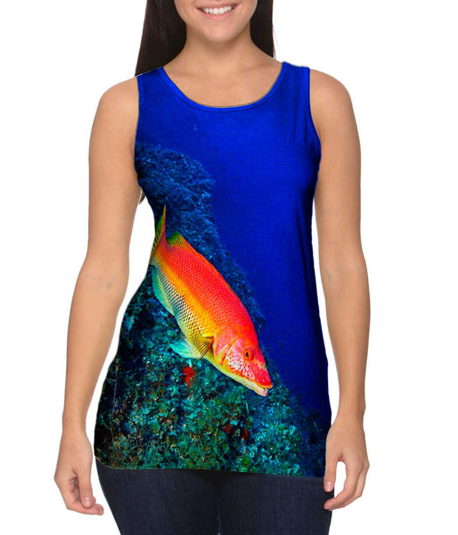 El Bajon Fish Underwater Womens Tank Top