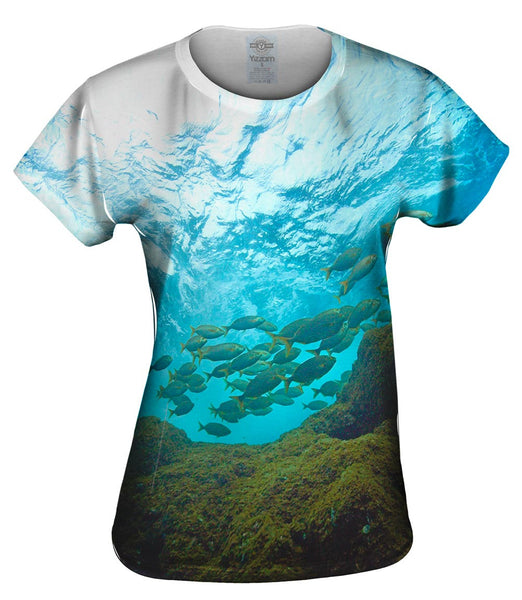 Toujours Au Palier Sky From Underwater Womens Top