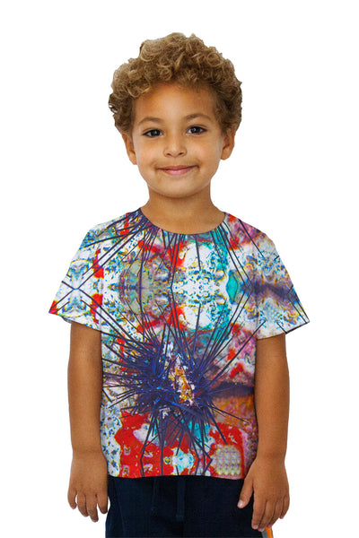 Kids Diadema Antillarum Abstract Urchin Underwater Kids T-Shirt