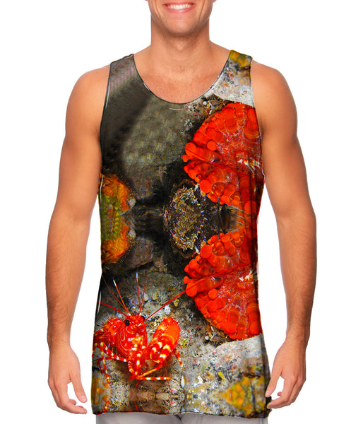 Red Shrimp At The Ready Underwater&nbsp;Mens Tank Top