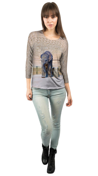 Elephant Baby Wanderer&nbsp;Womens 3/4 Sleeve