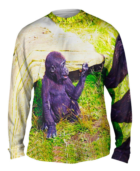 Baby Gorilla Manicure&nbsp;Mens Long Sleeve