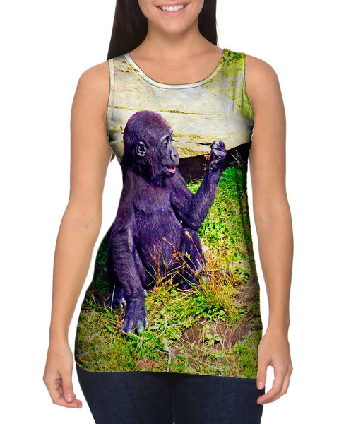 Baby Gorilla Manicure&nbsp;Womens Tank Top