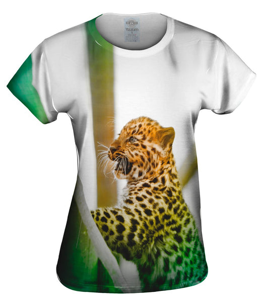 Baby Leopard Chomps Womens Top