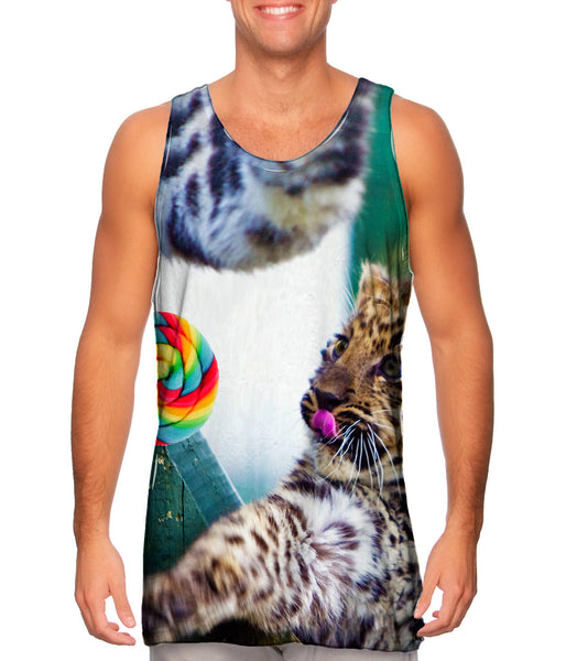 Lollipop Baby Leopard&nbsp;Mens Tank Top