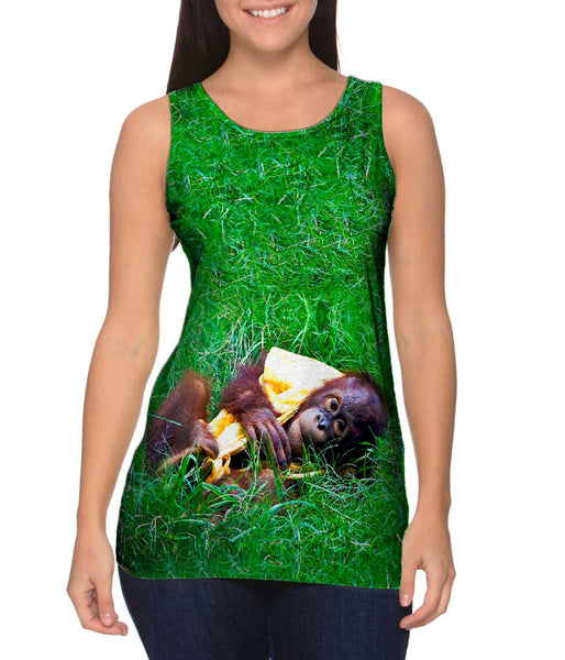 Baby Orangutan Enjoying The Day&nbsp;Womens Tank Top