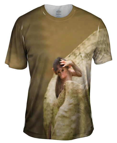 Oy What A Long Day Monkey Hamadry Babbon Mens T-Shirt